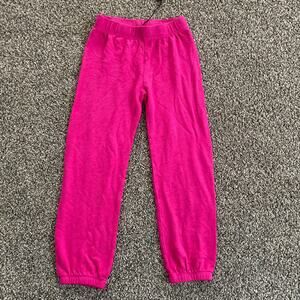 Monrow Pink Girl's Sweats - Size 6